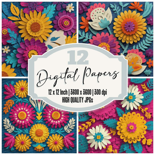 Paper Cut Botanicals Digital Paper Pack (DDD002883)
