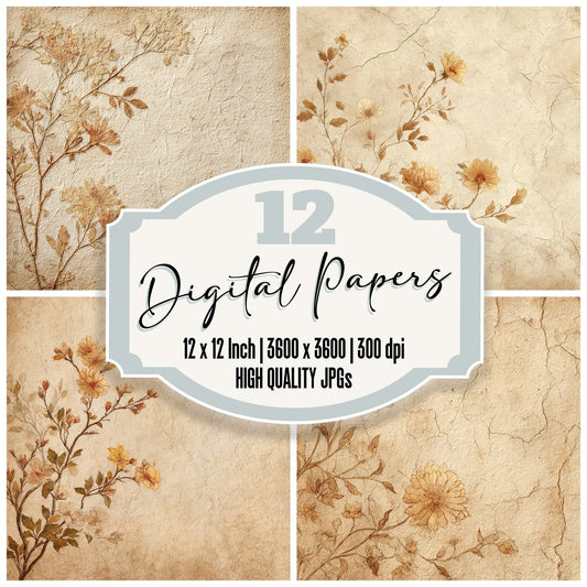 Parchment Press Fade Digital Paper Pack (DDD002892)