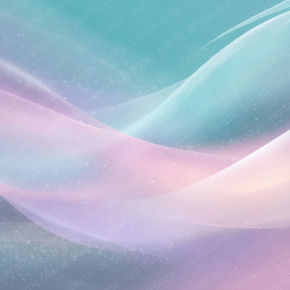 Pastel Aurora Waves Digital Paper Pack (DDD008341)