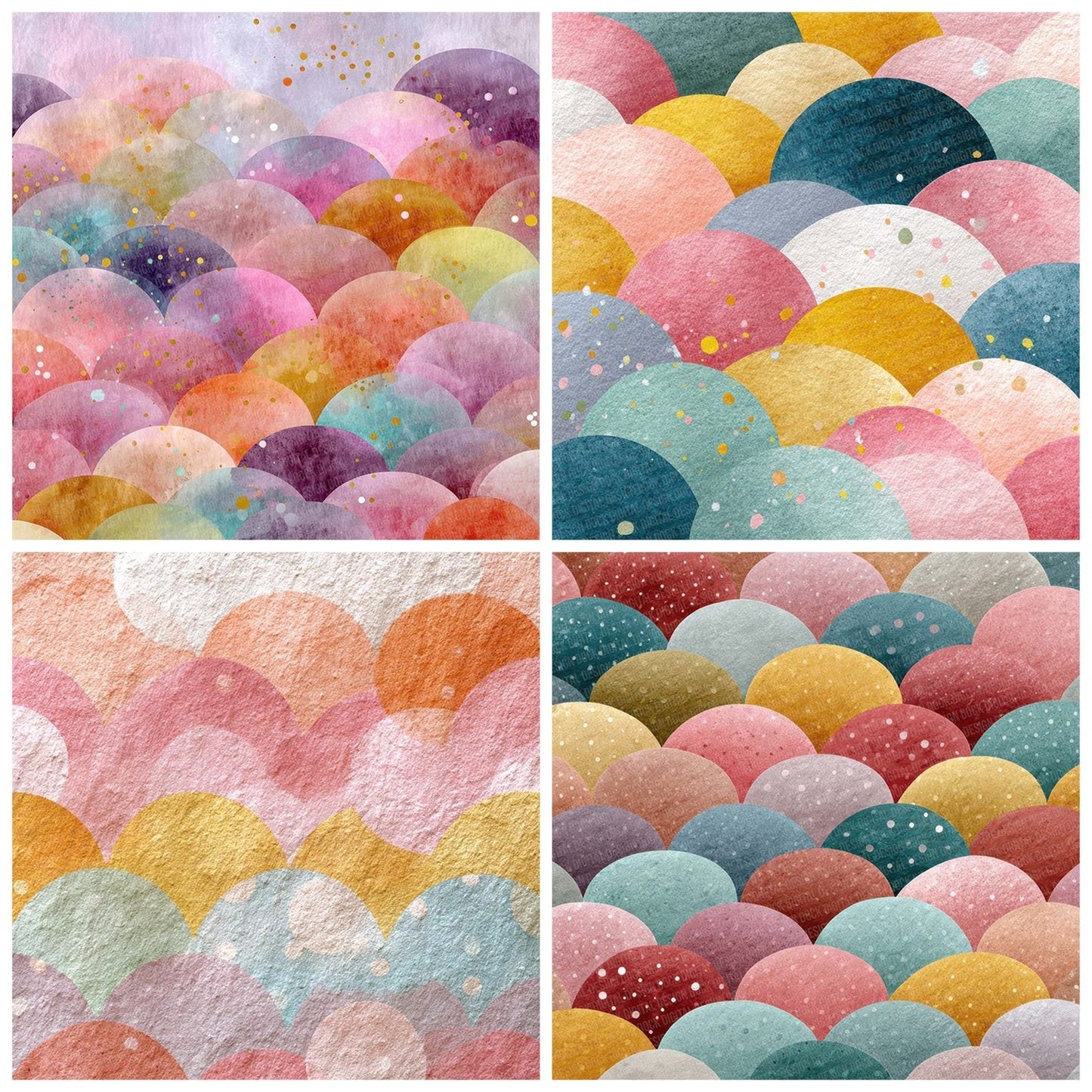 Pastel Carnival Fade Digital Paper Pack (DDD002911)