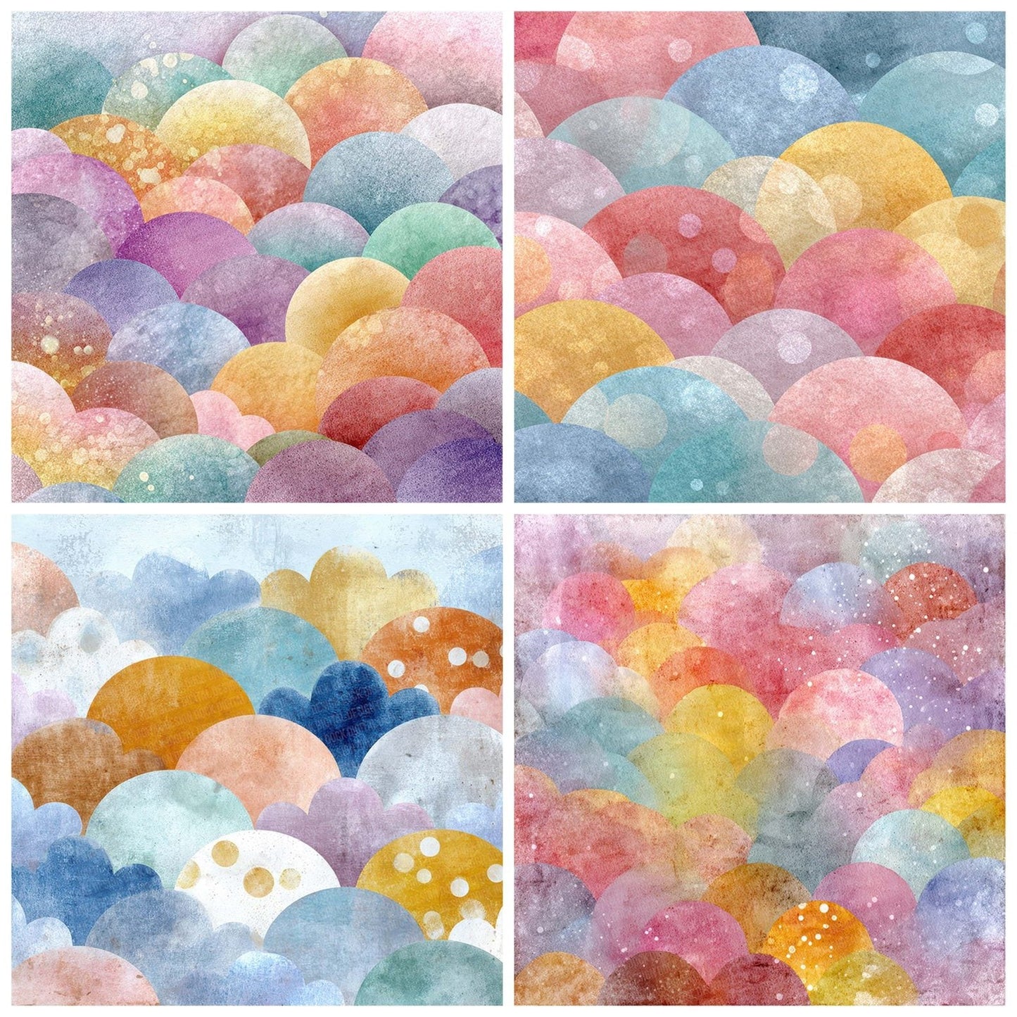 Pastel Carnival Fade Digital Paper Pack (DDD002911)