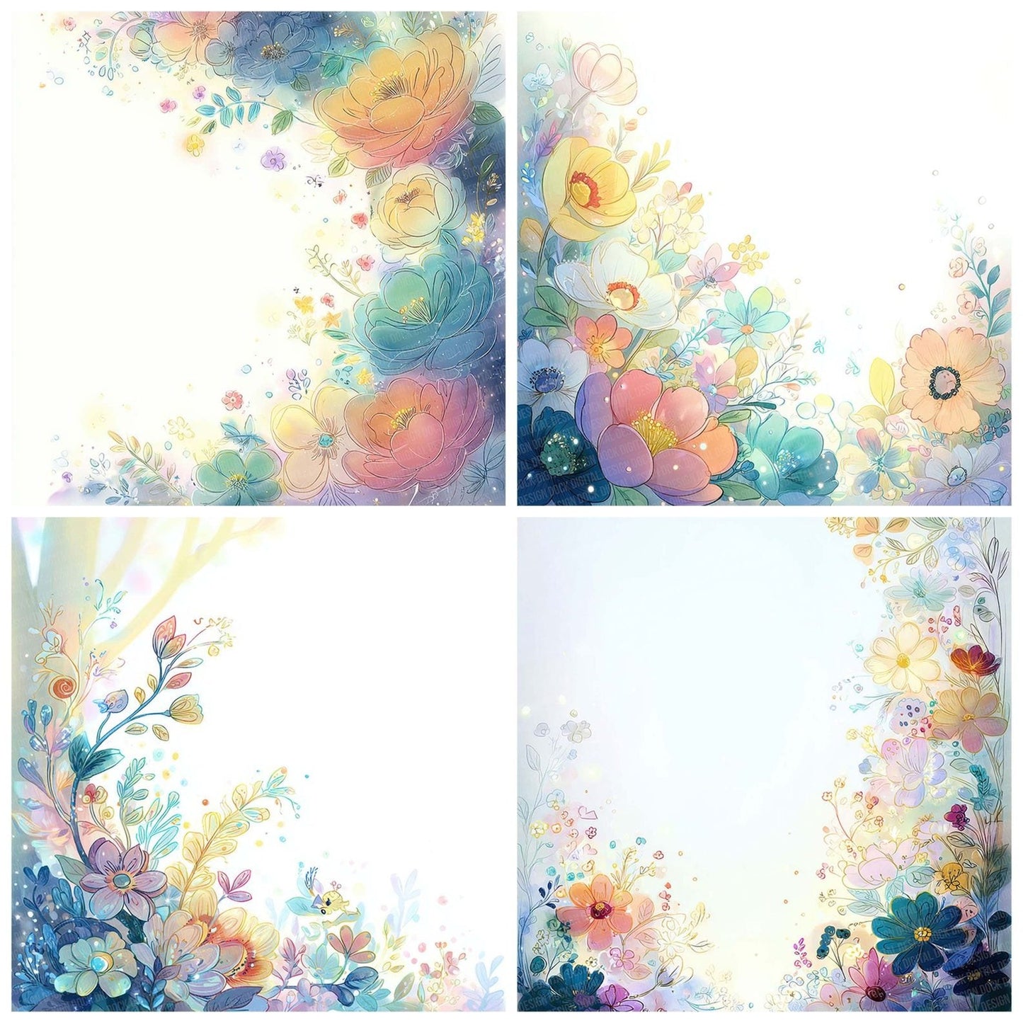 Pastel Meadow Digital Paper Pack (DDD002925)