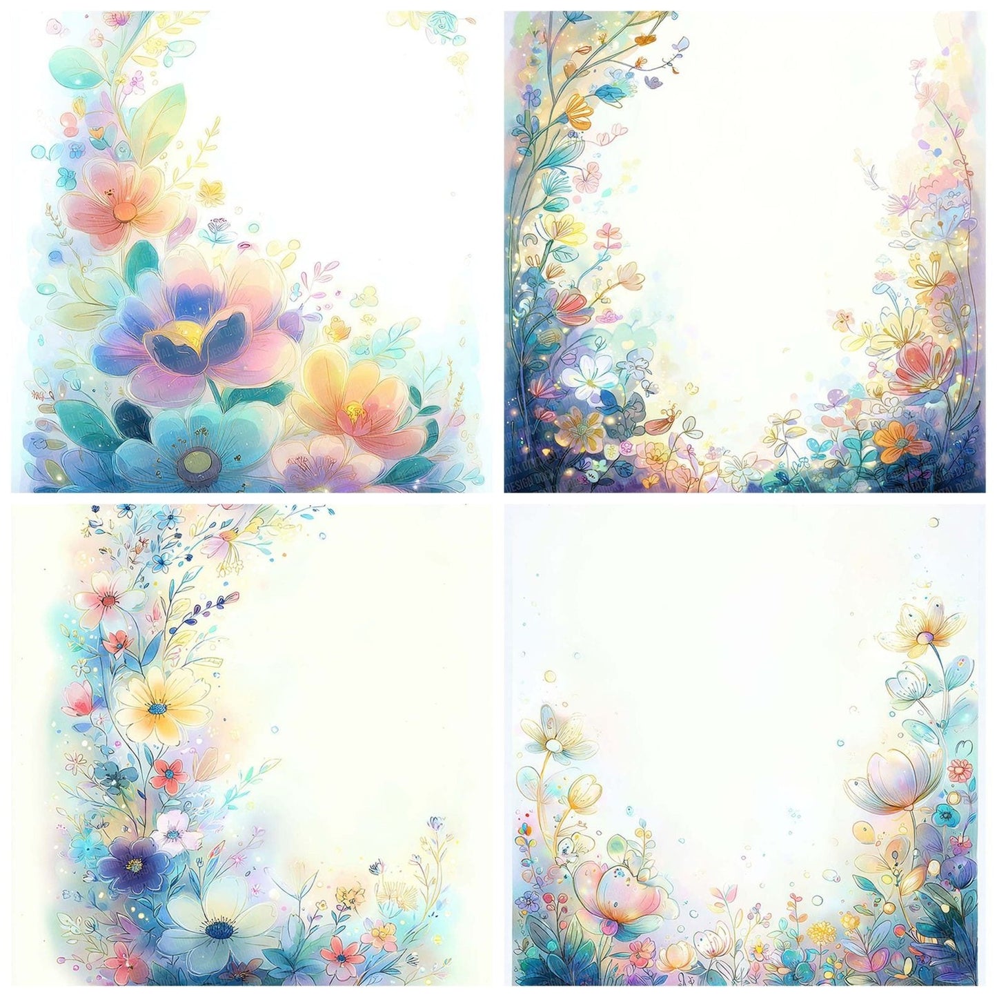 Pastel Meadow Digital Paper Pack (DDD002925)