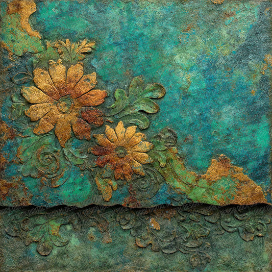 Patina Copper Fade Digital Paper Pack (DDD002948)