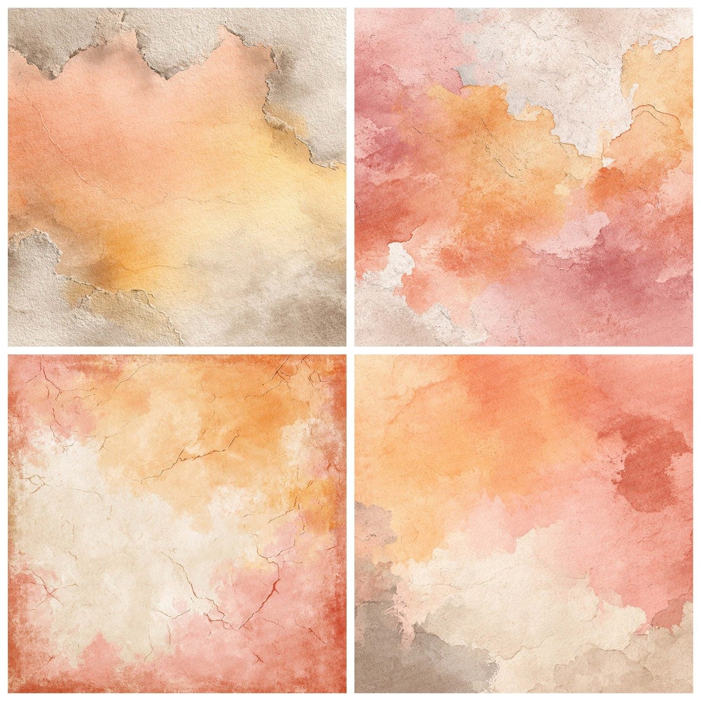 Peach Cream Fade Digital Paper Pack (DDD002953)