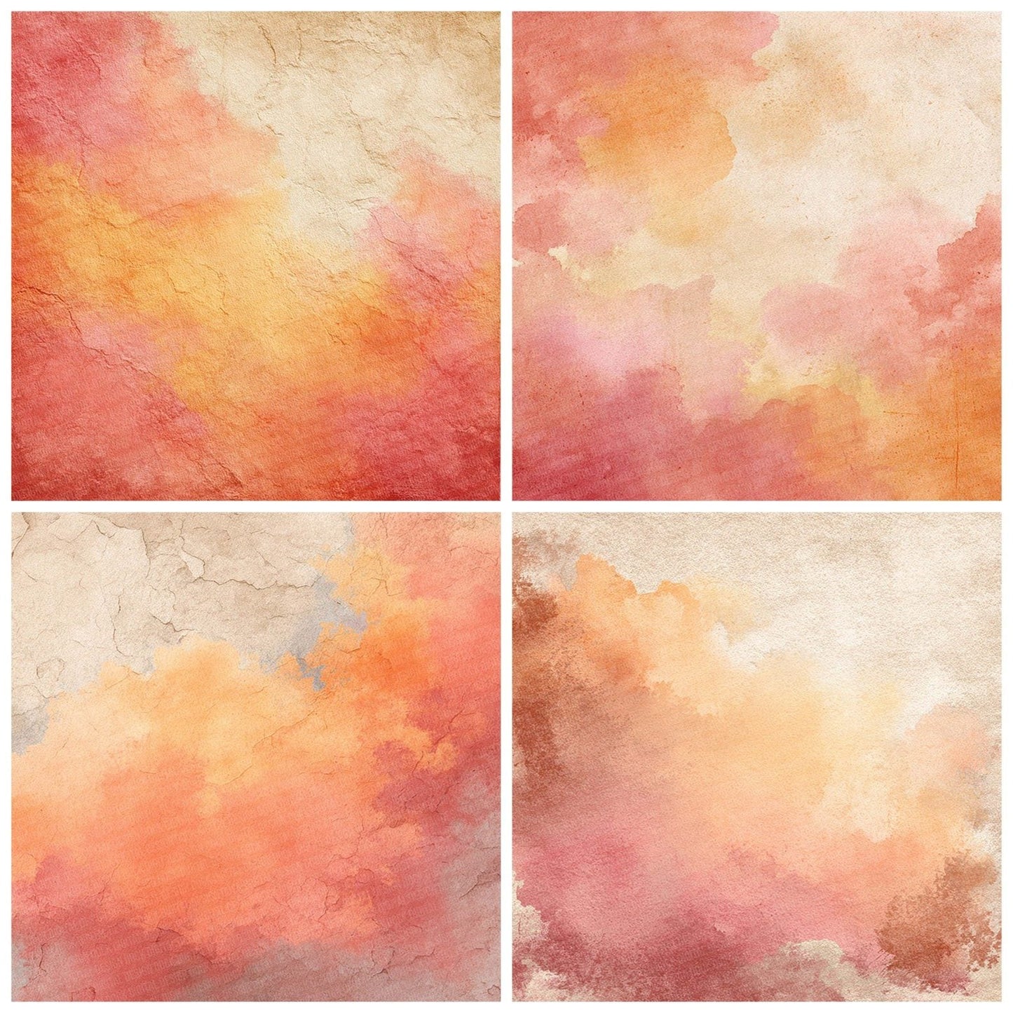 Peach Cream Fade Digital Paper Pack (DDD002953)