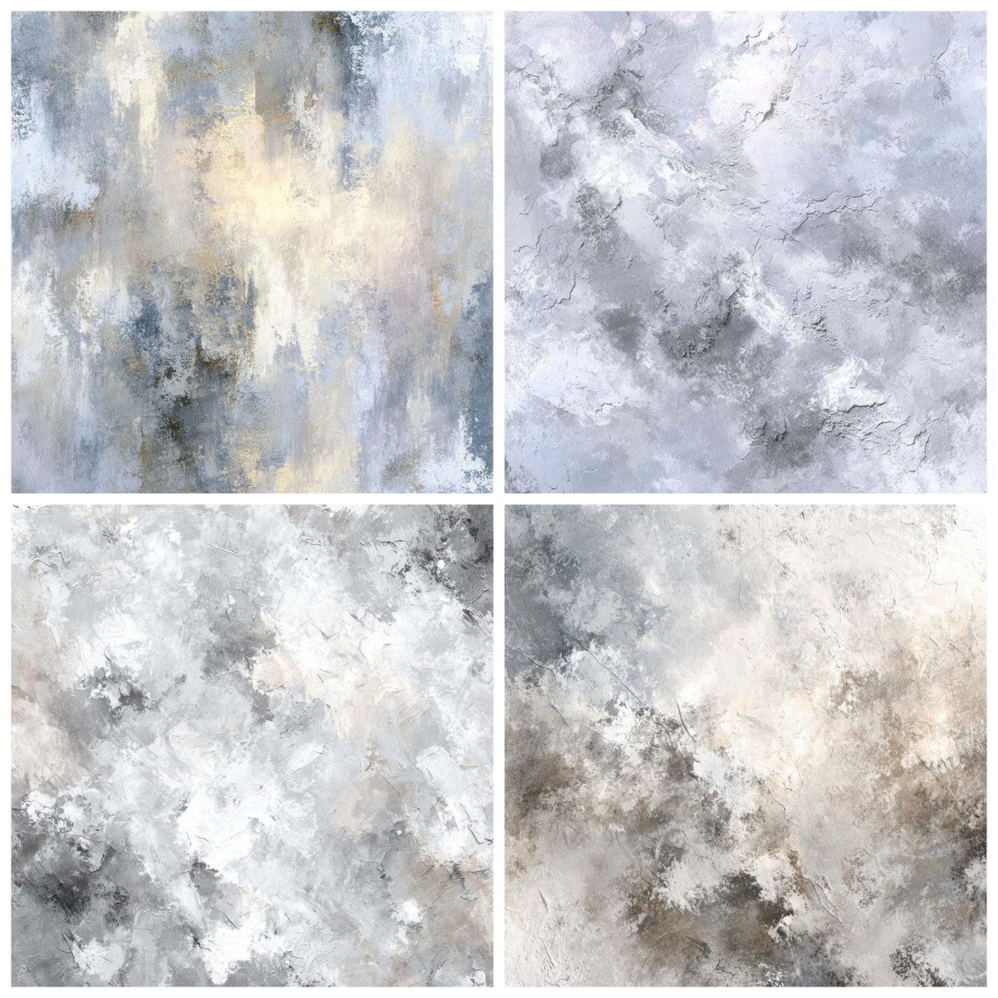 Pearl Drift Winter Background Digital Paper Pack (DDD002967)