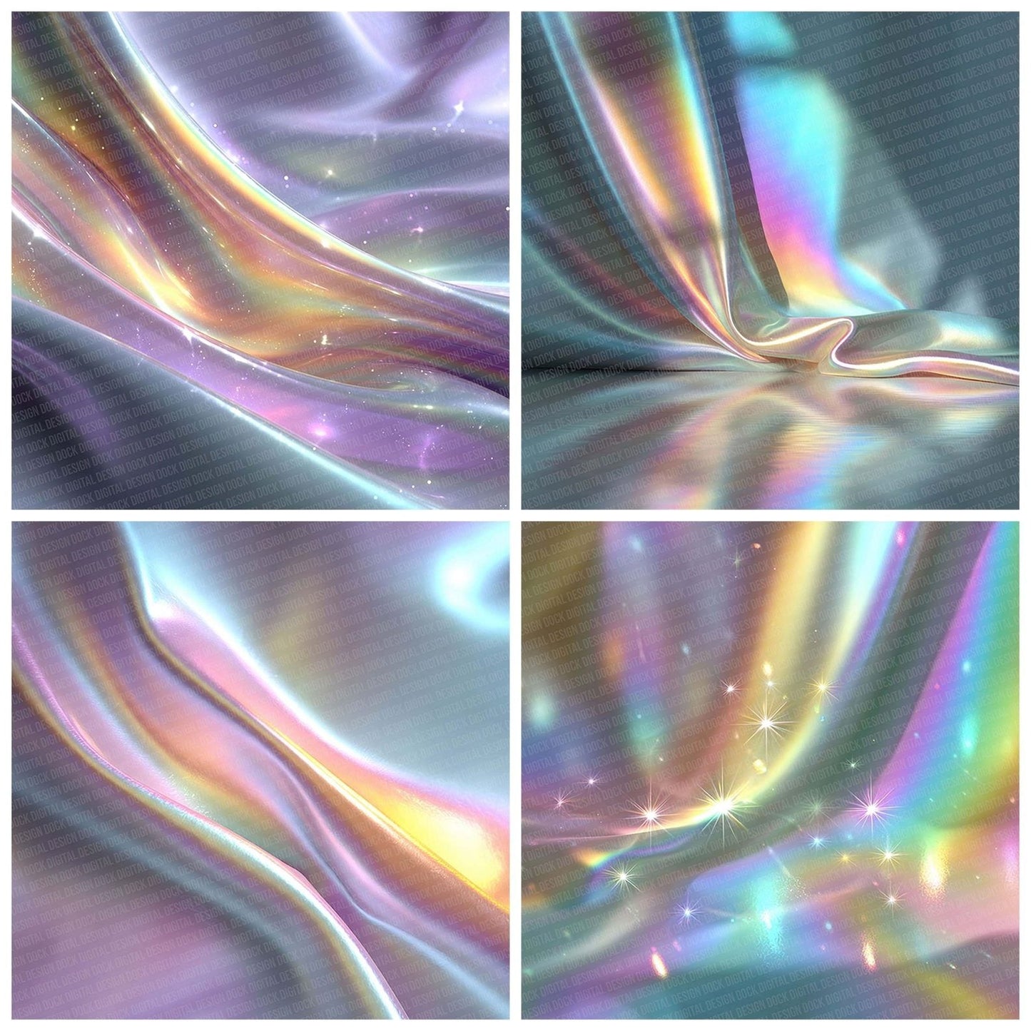 Pearl Iridescent Abstract Digital Paper Pack (DDD002968)