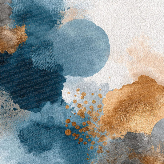 Petrol Latte Blend Digital Paper Pack (DDD002982)