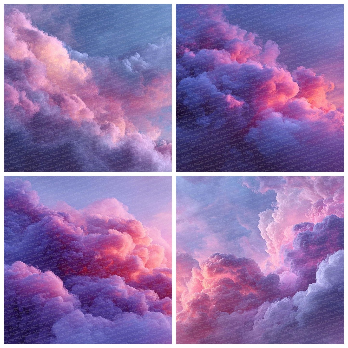 Pink Lavender Smoke Digital Paper Pack (DDD003004)