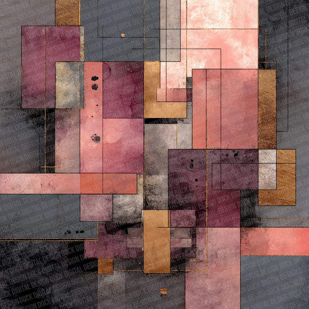 Pink Ochre Klee Digital Paper Pack (DDD007703)
