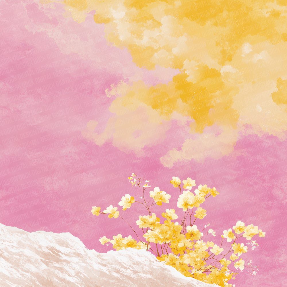 Pink Yellow Breeze Digital Paper Pack (DDD003010)
