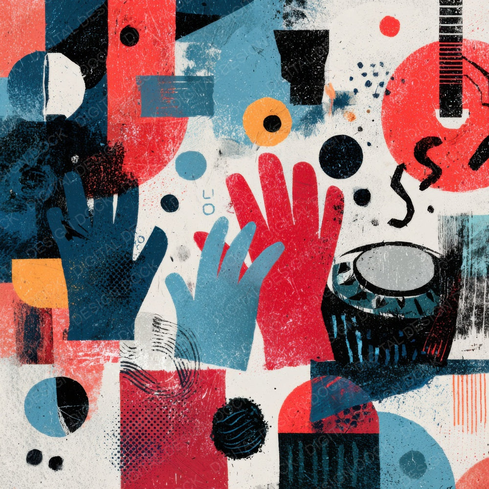 Playful Music Moodboard Digital Paper Pack (DDD003026)