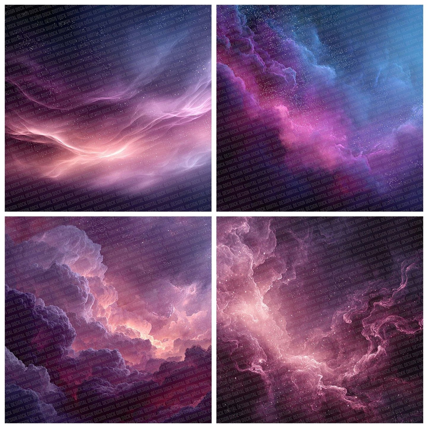 Plum Haze Abstract Digital Paper Pack (DDD003029)