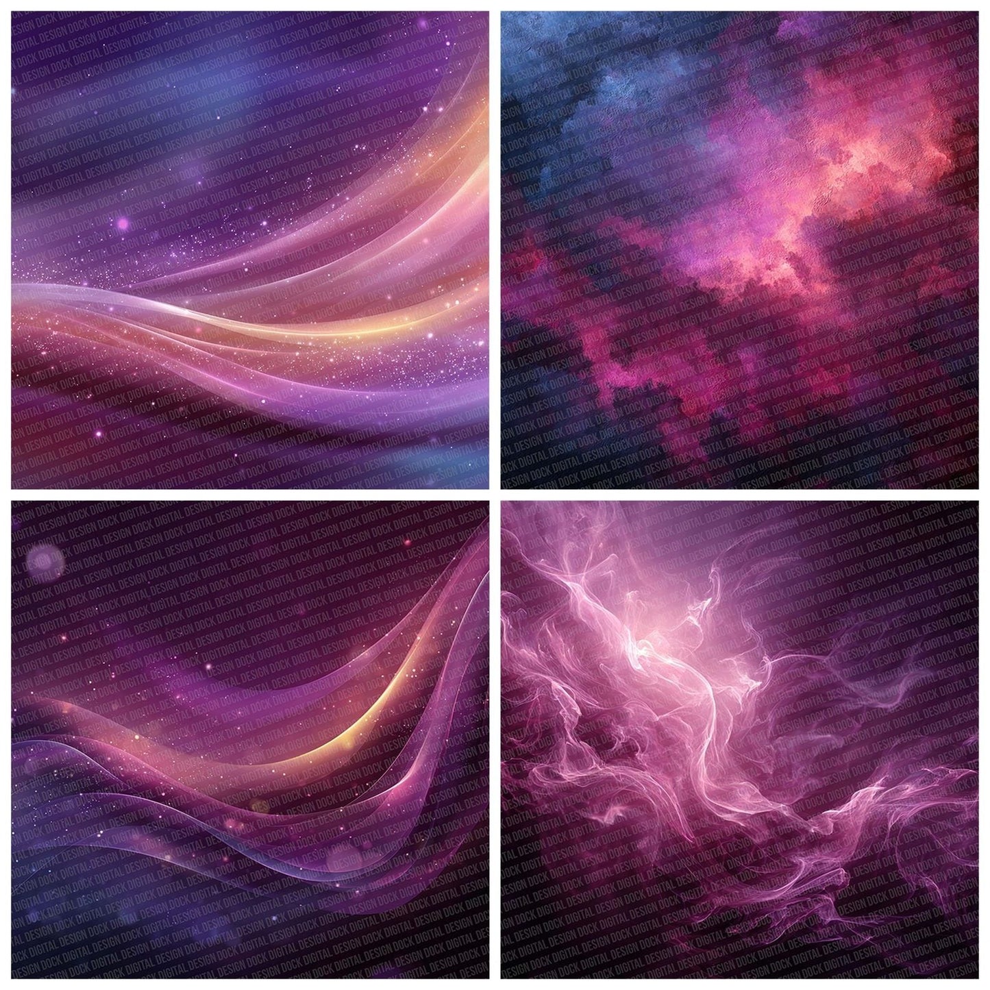 Plum Haze Abstract Digital Paper Pack (DDD003029)