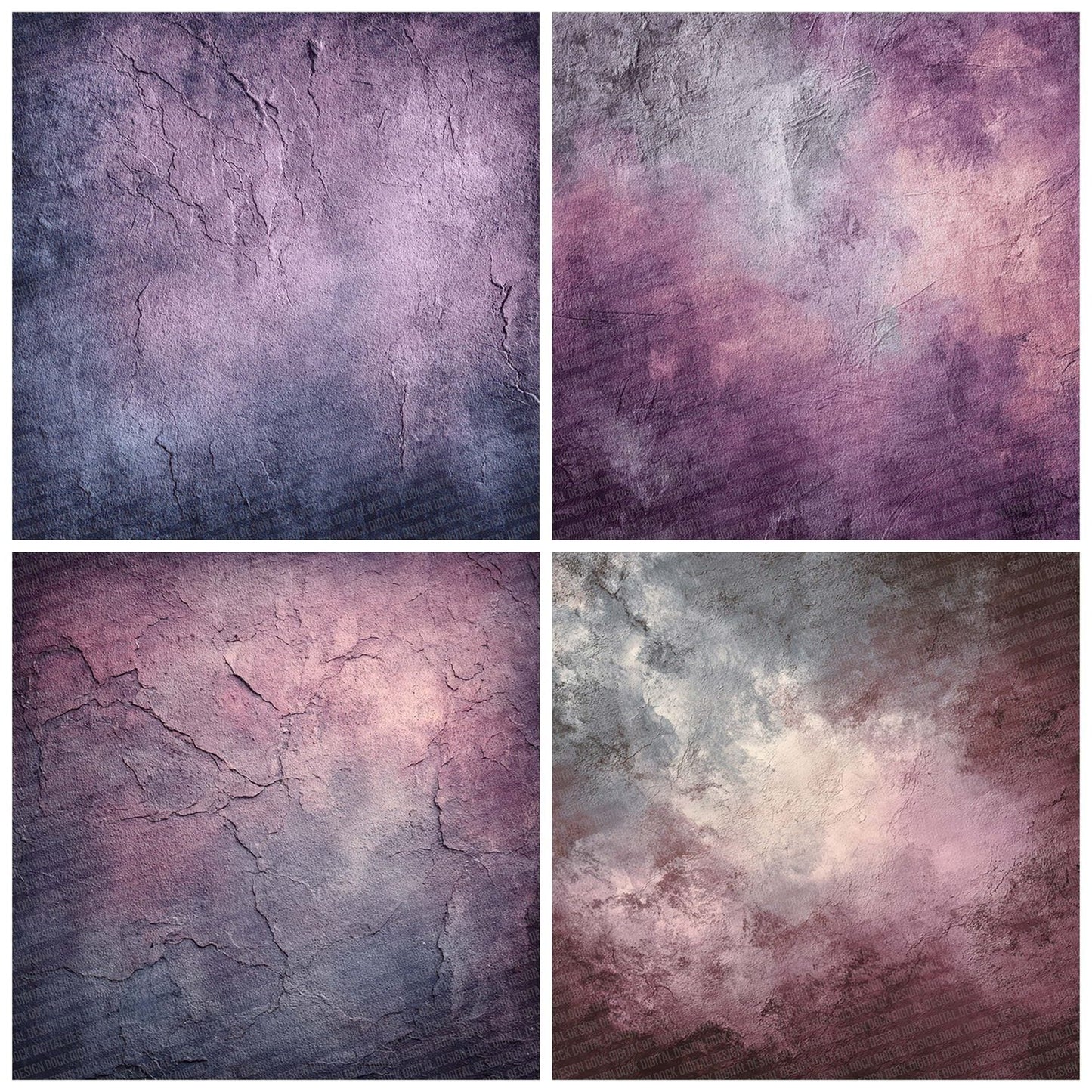 Plum Steel Velvet Digital Paper Pack (DDD003032)