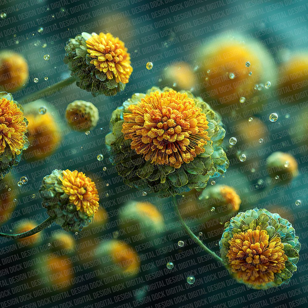 Pollen Burst Texture Digital Paper Pack (DDD003038)