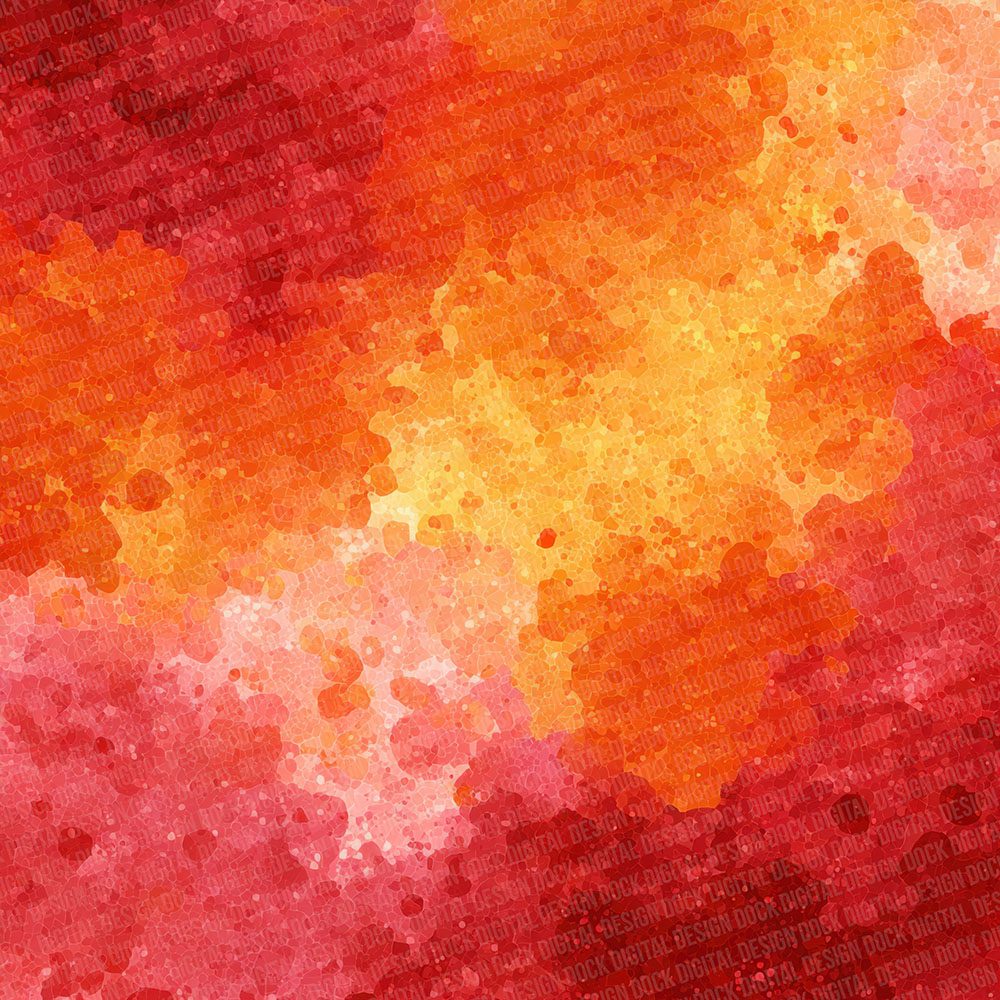 Poppy Apricot Heat Digital Paper Pack (DDD003047)