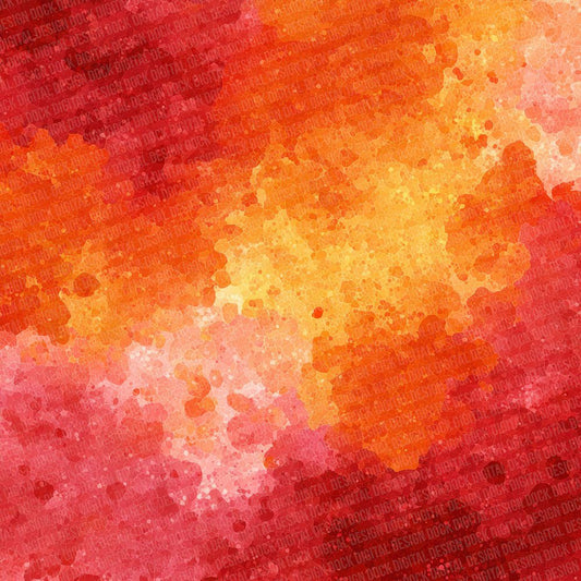 Poppy Apricot Heat Digital Paper Pack (DDD003047)