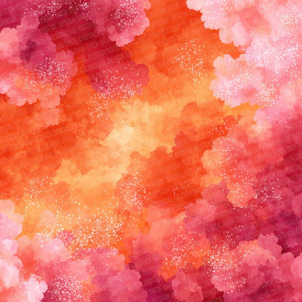 Poppy Apricot Heat Digital Paper Pack (DDD003047)