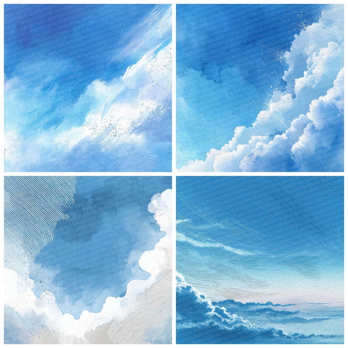 Powder Cloud Soft Digital Paper Pack (DDD003059)