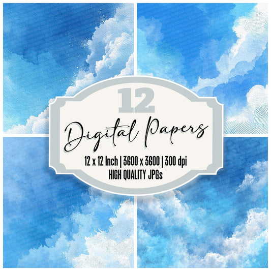 Powder Cloud Soft Digital Paper Pack (DDD003059)