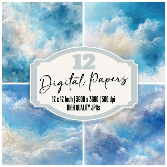 Powder Ivory Lift Digital Paper Pack (DDD003060)