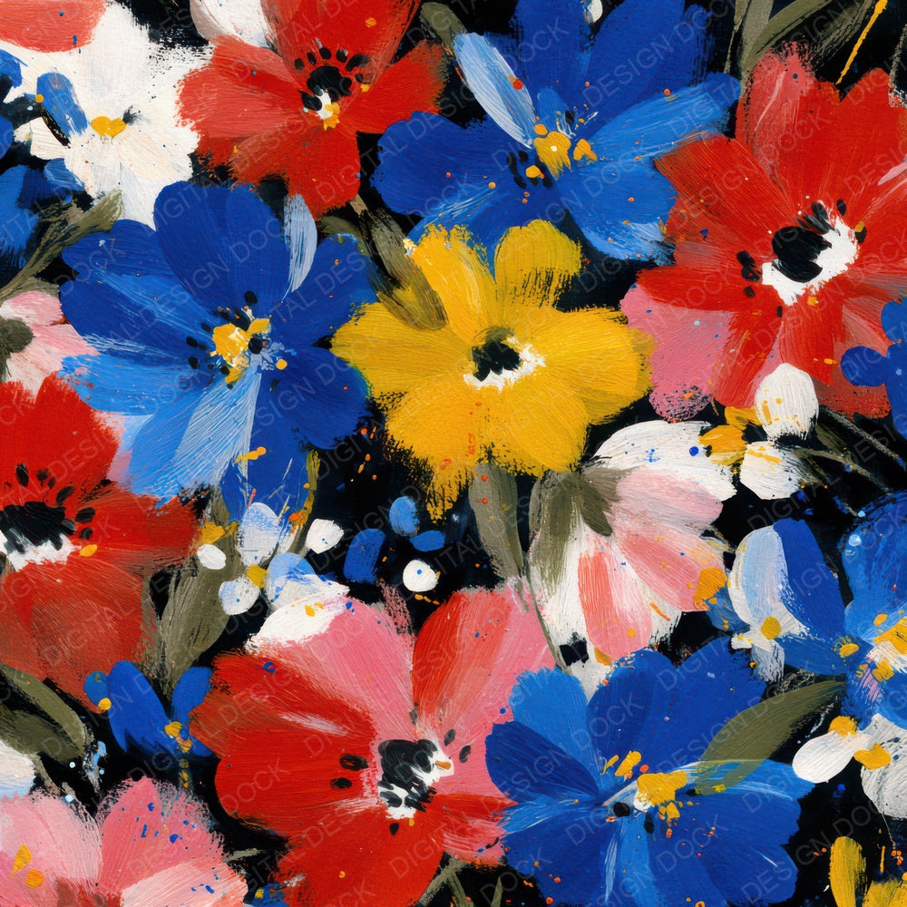 Primary Ink Bloom Digital Paper Pack (DDD008022)