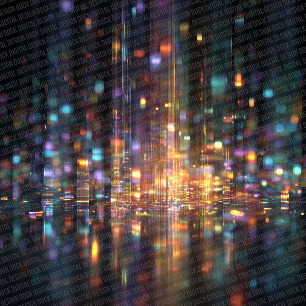 Prism Burst Cyberpunk Future Digital Paper Pack (DDD007708)