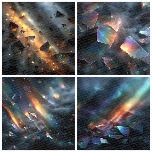 Prism Smoke Halo Digital Paper Pack (DDD007710)