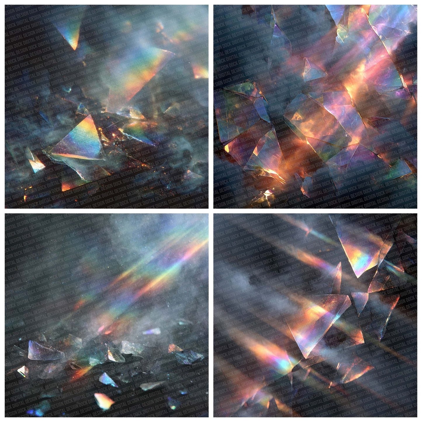 Prism Smoke Halo Digital Paper Pack (DDD007710)