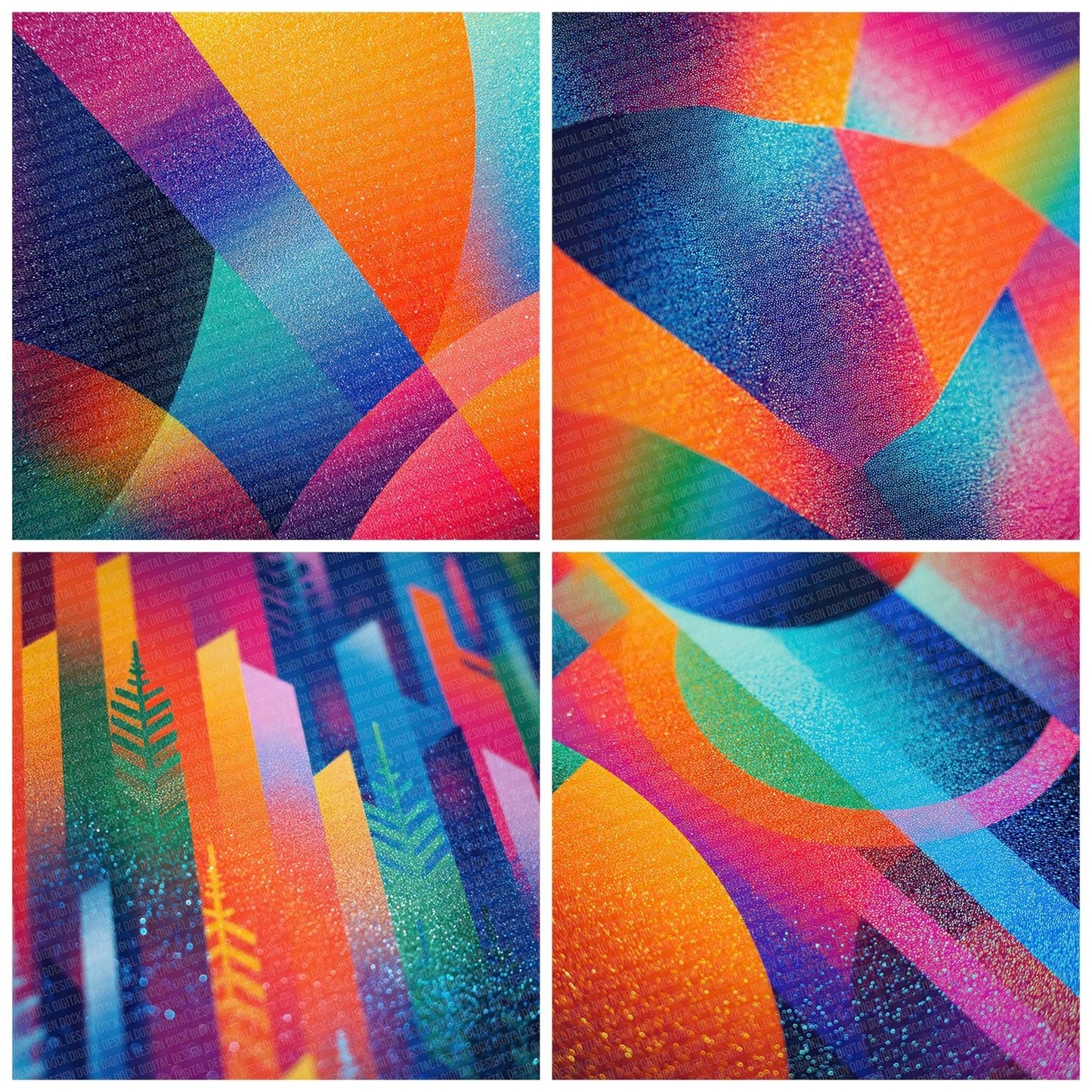 Prism Spark Gradient Digital Paper Pack (DDD003078)
