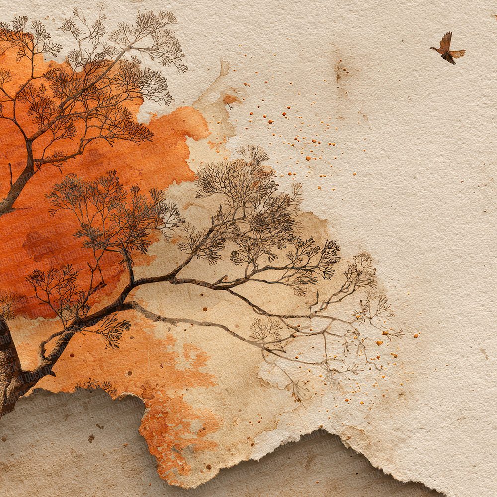 Pumpkin Branch Autumn Fade Digital Paper Pack (DDD003099)