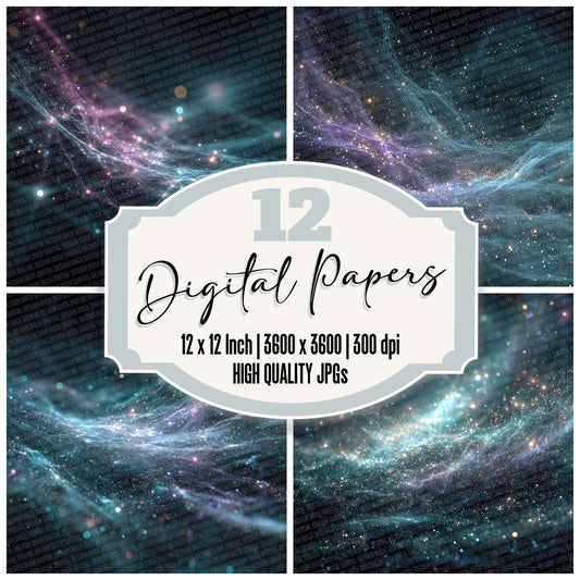 Quantum Field Burst Digital Paper Pack (DDD003106)