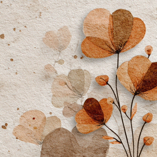 Quiet Abstract Floral Background Digital Paper Pack (DDD007863)
