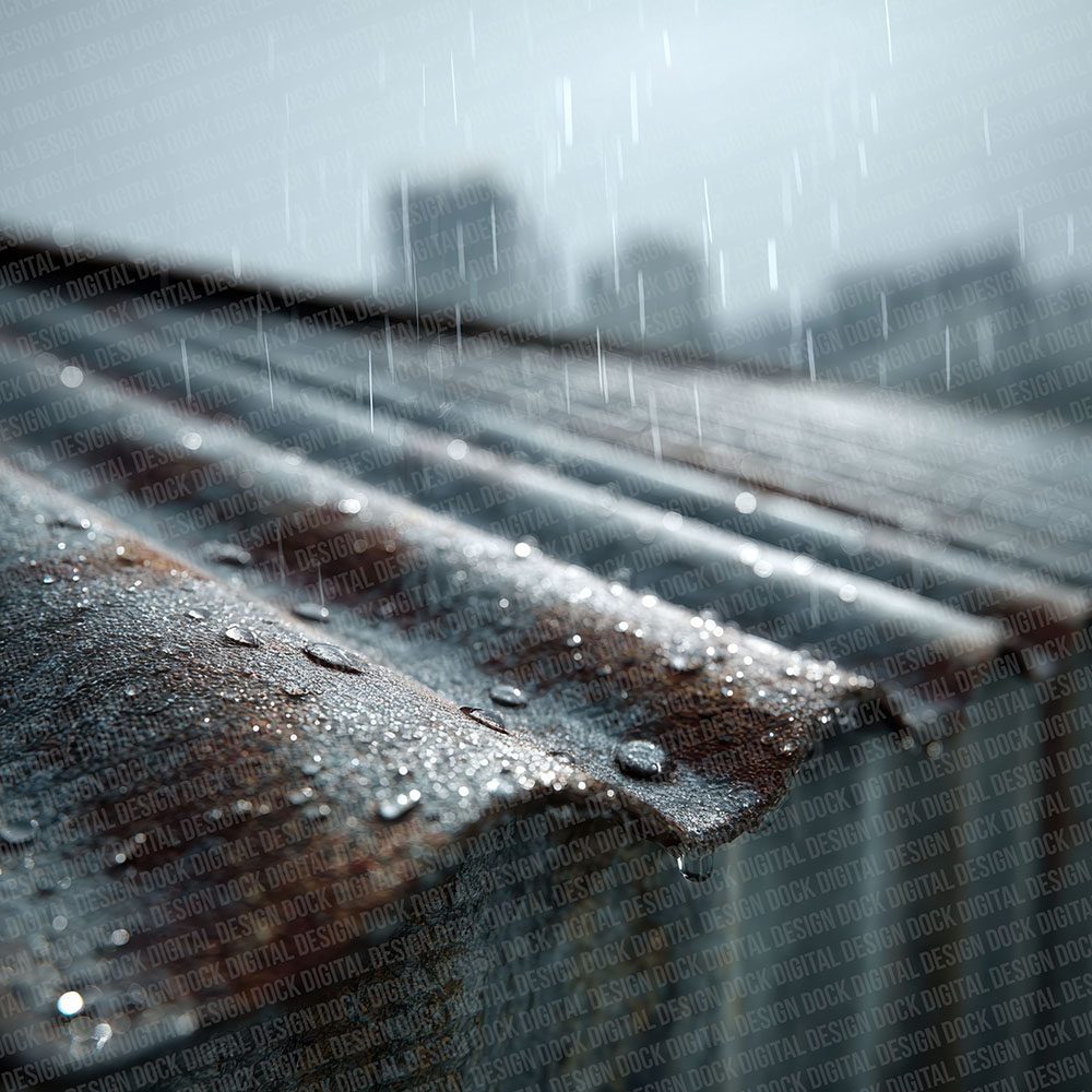 Rain On Metal Digital Paper Pack (DDD003123)