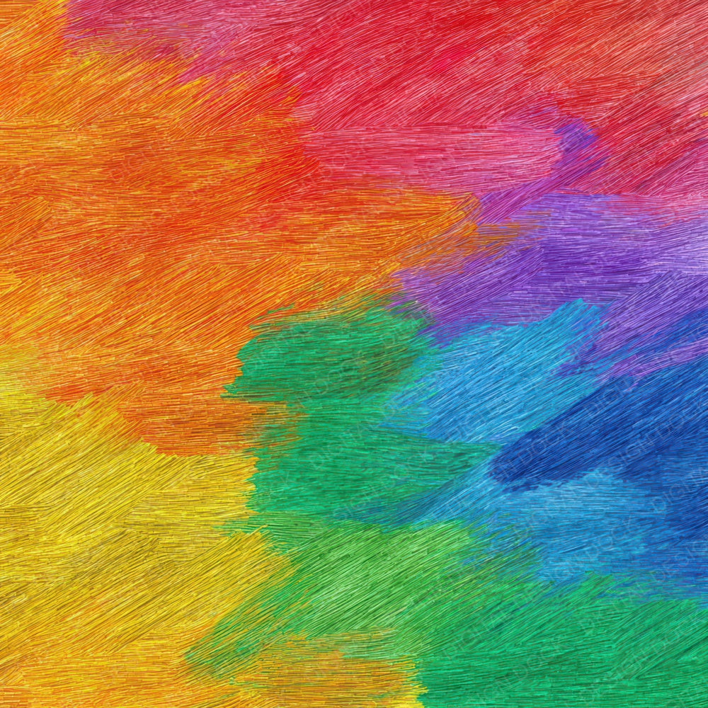 Rainbow Crayon Scribbles Digital Paper Pack (DDD008351)