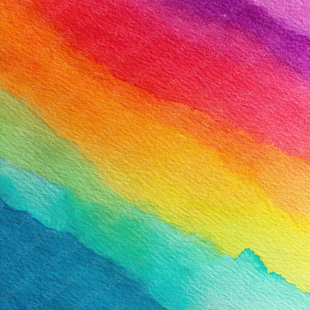 Rainbow Ink Bleed Digital Paper Pack (DDD008381)