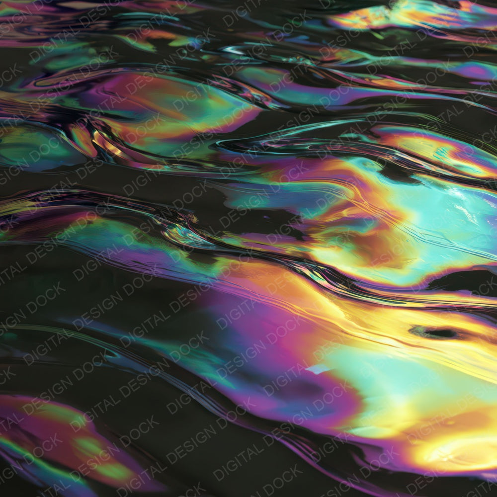 Rainbow Oil Slick Digital Paper Pack (DDD008357)