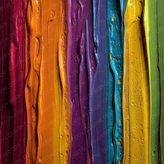 Rainbow Paint Drips Digital Paper Pack (DDD008358)