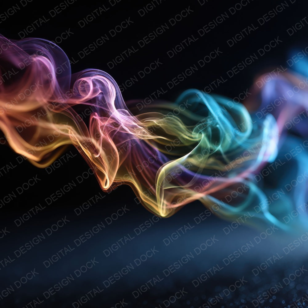 Rainbow Smoke Skull Digital Paper Pack (DDD003158)