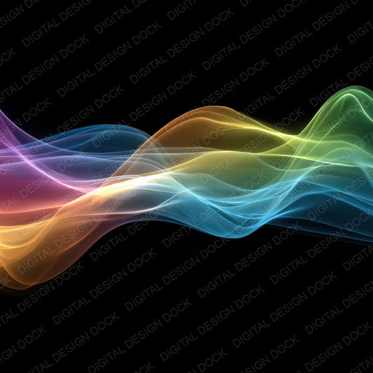 Rainbow Smoke Wolf Digital Paper Pack (DDD003159)