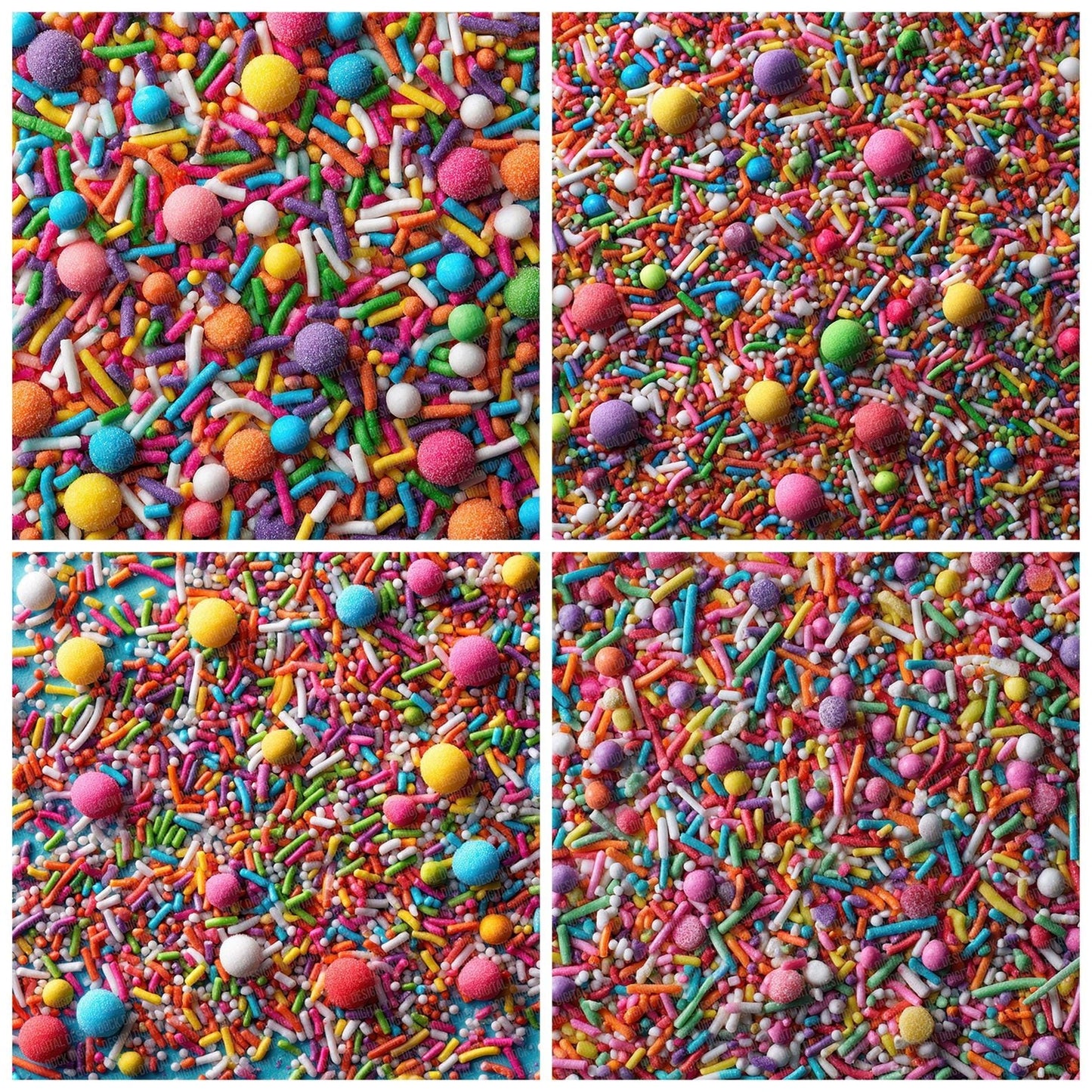 Rainbow Sprinkles Texture Digital Paper Pack (DDD003161)