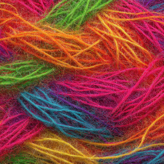 Rainbow Yarn Fibres Digital Paper Pack (DDD008367)