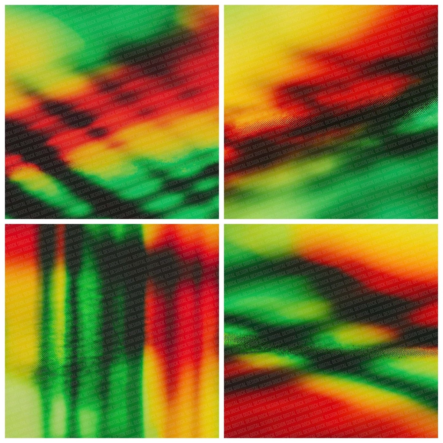 Rasta Neon Flame Blur Digital Paper Pack (DDD003166)