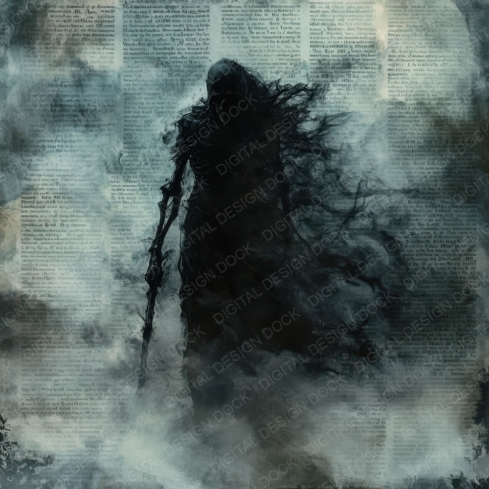 Reaper Smoke Burn Digital Paper Pack (DDD003170)