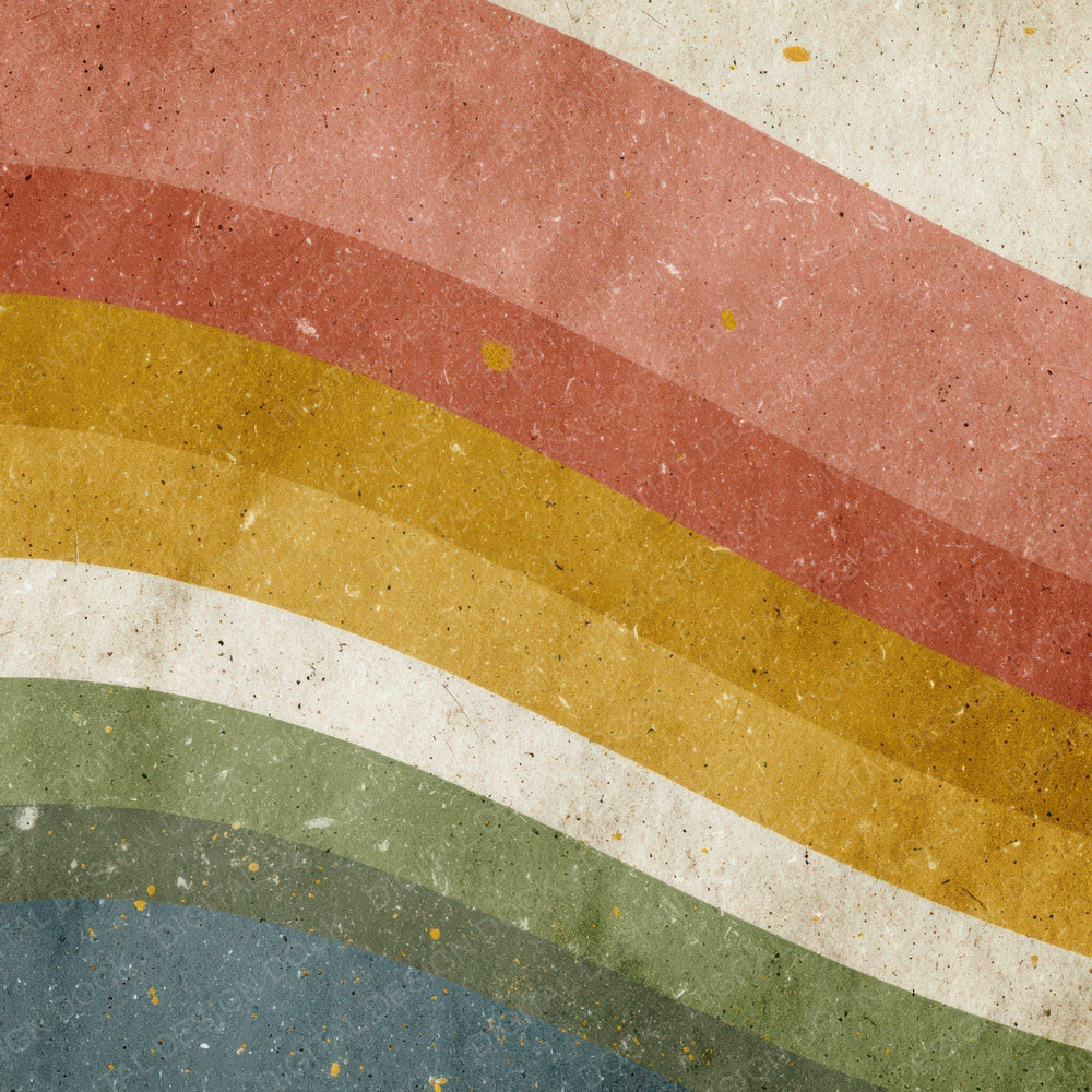Recycled Rainbow Print Digital Paper Pack (DDD008638)
