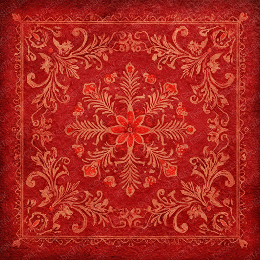 Red Cardback Background Digital Paper Pack (DDD003174)