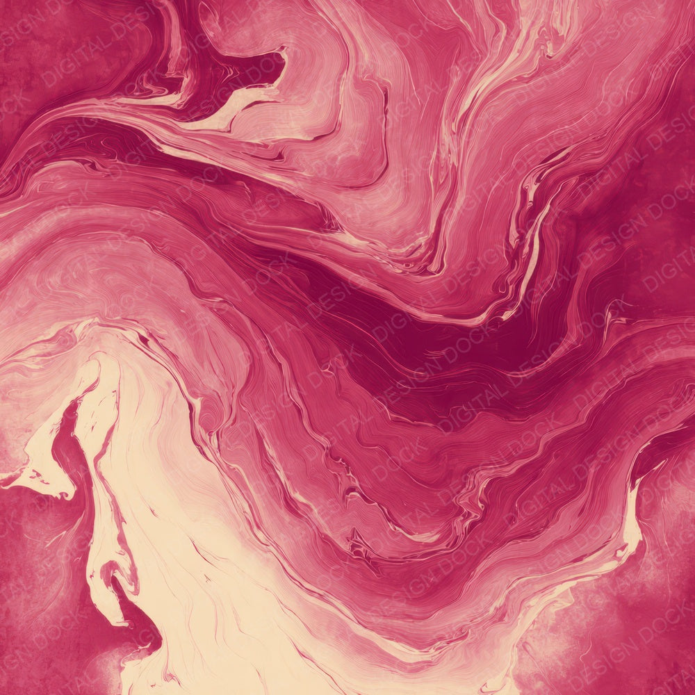 Red Ink Marbling Digital Paper Pack (DDD008514)