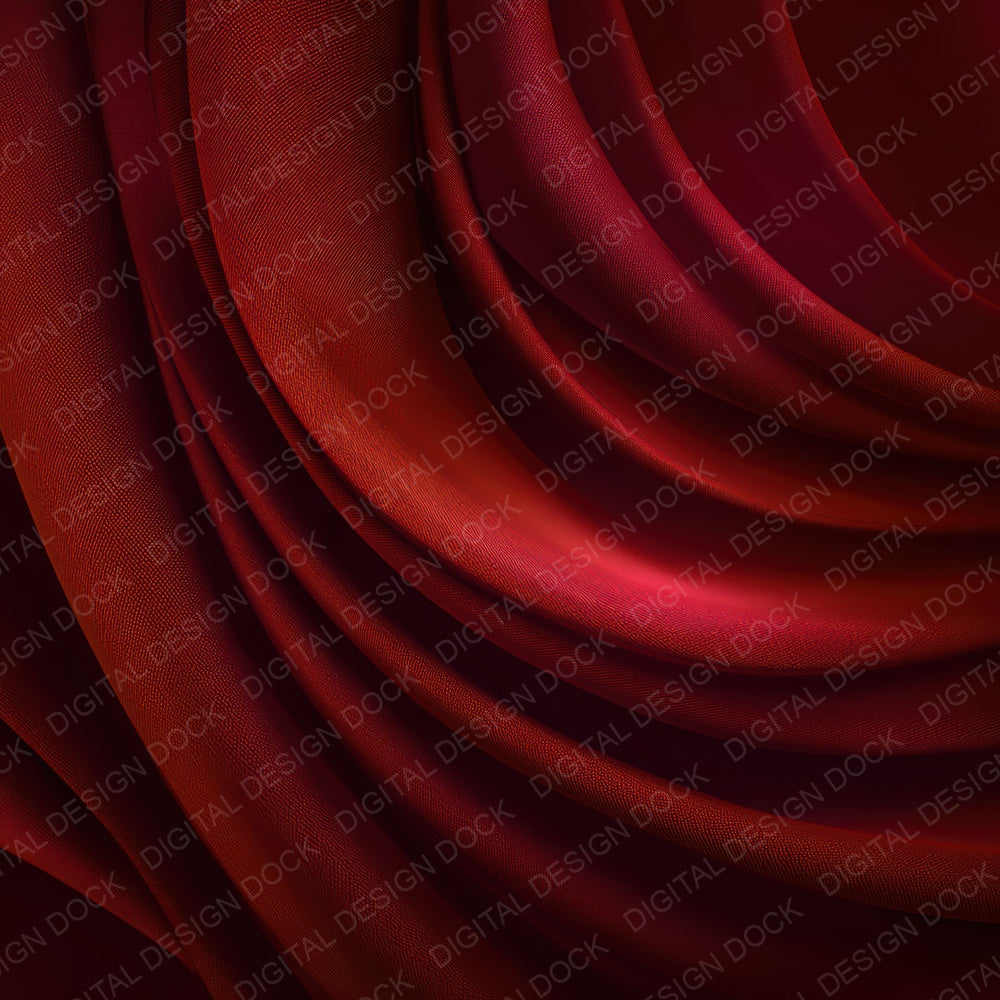 Red Silk Fabric Digital Paper Pack (DDD008505)